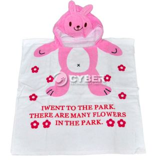 DZ88 New Soft Baby Kid Child Hoodie Bathrobe Bath Towel Washcloths Animal Style