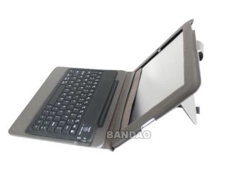 Wireless Bluetooth Keyboard PU Leather Stand Case Cover for iPad 4 iPad3 iPad 2
