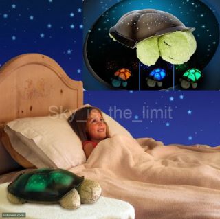 Twilight Turtle Night Light Stars Baby Kid Toy Lamp Constellation Video Inside