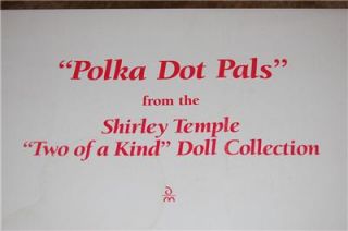 Danbury Mint "Polka Dot Pals" Shirley Temple Dolls Set