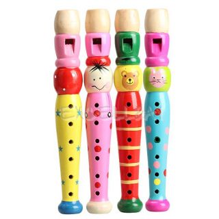 Wooden Plastic Kid Piccolo Flute Musical Instrument Early Education Toy E0XC
