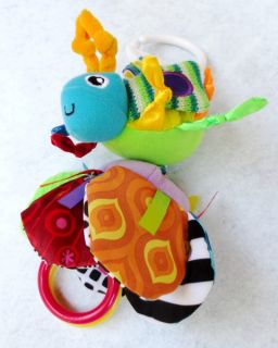 Infant Baby Kids Lamaze Flutterbug Rattle Crinkle Clanking Plush Doll Decor Toy