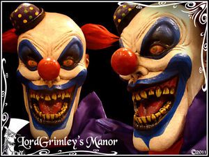 Chompo Killer Clown Latex Halloween Mask Prop Horror Circus