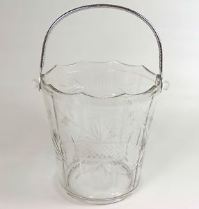 Depression Glass Ice Bucket