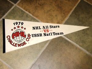 NHL All Star USSR Hockey Pennant Challenge Cup 1979