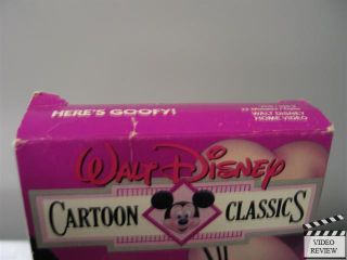 Disney Cartoon Classics Volume 3 Here's Goofy VHS Walt Disney Home Video 012257529036