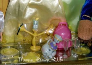  Beauty Beast Deluxe Dining Doll Playset