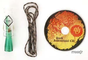 RNT Quackhead J Frame Single Reed Duck Call Lanyard Instructional CD Combo New