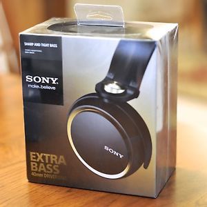 New SEALED Sony MDR XB600 DJ Monitoring Headphones w 40mm Driver Over The Ear 0027242847224