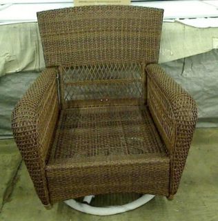 Martha Stewart Living Charlottetown Resin Wicker Deep Seating Chair