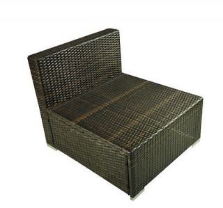 6 PC Outdoor Patio Rattan PE Wicker Sofa Chair Sectional Furniture Seating Set
