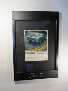 1969 Chevy Chevelle Classic Muscle Car Automotive Wall Art Vintage Magazine Ad