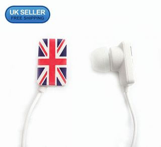 New 3 5mm Jack British Flag Union Jack Earphones in Ear Headphones UK