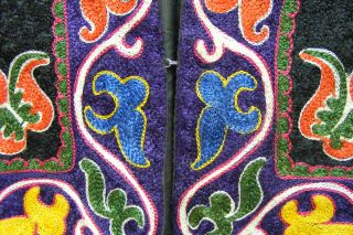 Vtg Bukhara Bukharan Embroidered Ethnic Child Boy Girl Vest Bolero Waistcoat