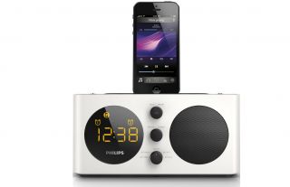 Philips AJ6200D FM Alarm Clock Radio Dock Docking Station for iPhone 5 5S iPod