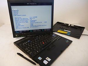 Lenovo ThinkPad X60 6363 5AU 12 1" 250 GB Intel Core Duo 1 66 GHz 1 GB Tablet
