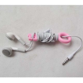 5X Key Bone Earbud Cable Wire Cord Organizer Holder Winder for Earphone Rose