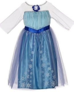 Disney Frozen Elsa Costume Dress Size 4 6X Sold Out in Stores 3 Day Auction