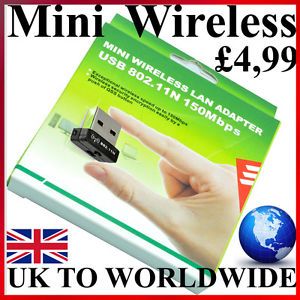 New USB Wireless Internet Adapter Dongle WiFi 150Mbps