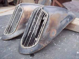1936 Dodge Front Fender Horn Covers Side Grille Housings