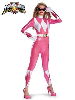 Power Rangers Pink Ranger Sassy Bodysuit Women's Costume