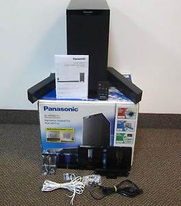Panasonic SC HTB20 Home Theater Audio System Black Used Good in Box Full Set