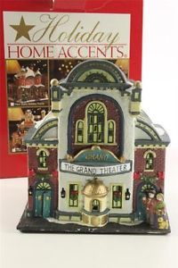 Christmas Decor Home Accent Belk Fiber Optic Grand Theatre Mint Original Box