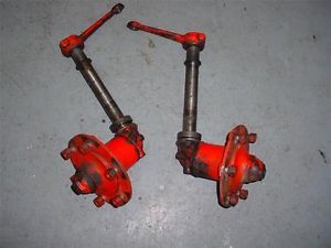 Original NAA 8N Ford Tractor Front Spindles Hubs Jubilee NAA 8N Ford