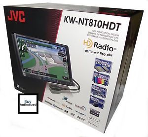 JVC KW NT810HDT Navigation Receiver 7" WVGA Touch Screen DVD HD Bluetooth Indash