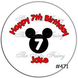 Mickey Mouse Birthday Favors
