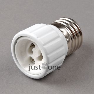 2 x Light Lamp Bulbs Adapter Converter E27 to GU10 LED