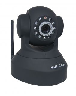 Foscam FI8918W Black Wireless IP Network Security Camera Pantilt IR Light Audio