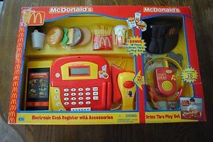 mcdonalds toy cash register set