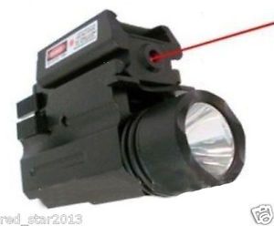 CREE LED 2in1 Flashlight Red Dot Sight Laser for Pistol GLOCK17 19 20 21 22 2