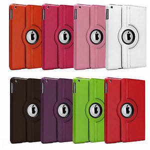 PU Leather 360 Rotating Stand Case Cover for Apple iPad Air Choose Accessories