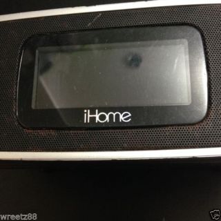 iHome iP90 Dual Alarm Clock Radio Dock iPhone 3G s 4 s iPod Nano Touch 30 Pin
