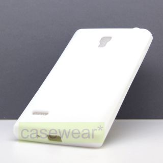 White Soft Gel Silicone Case Cover for LG Optimus L9 P769 T Mobile Accessory