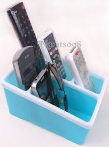 TV Caddy Remote Control Phone Key Pen Glasses Organizer Storage Box Stand Holder