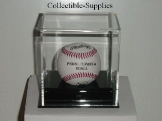 New Deluxe Acrylic Single Baseball Display Case Holder