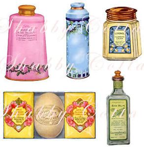 Stickers Sweet Chic N Cool French Perfume Label Decals