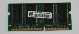Laptop Memory IBM ThinkPad PC133S SDRAM 256MB
