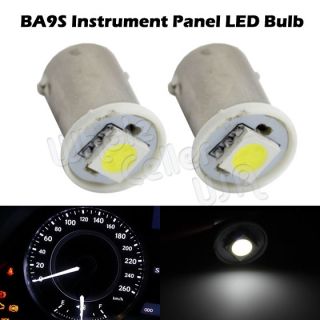 2X Chevy 12V LED Instrument Panel Gauge BA9S 1815 Light Bulb 1895 6000K White