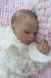 Reborn Preemie Baby Girl Doll Kissable Marita Winters