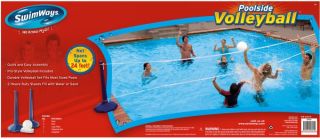 Swimways Poolside Volleyball Swimming Pool Water Game Set 00801