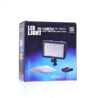 Pro CN 160CA LED Video Lamp Light for Canon Panasonic Camera DV Camcorder