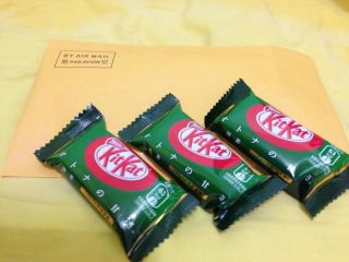 Matcha Kit Kat Green Tea Chocolate Bitter Sweet Nestle Made in Japan 2014 3BARS