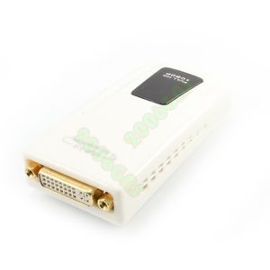 USB 3 0 Video Card External Graphic Adapter DVI VGA HDMI Dual Display Monitor