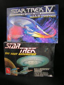 Star Trek IV Next Generation USS Enterprise Starships AMT Ertl Model Kits
