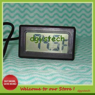 Fahrenheit LCD Digital Fridge Freezer Thermometer Aqua Temperature Fish Tank