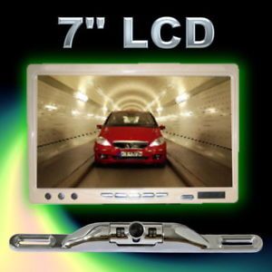 7" LCD Monitor Car SUV RV Rearview Backup Camera System